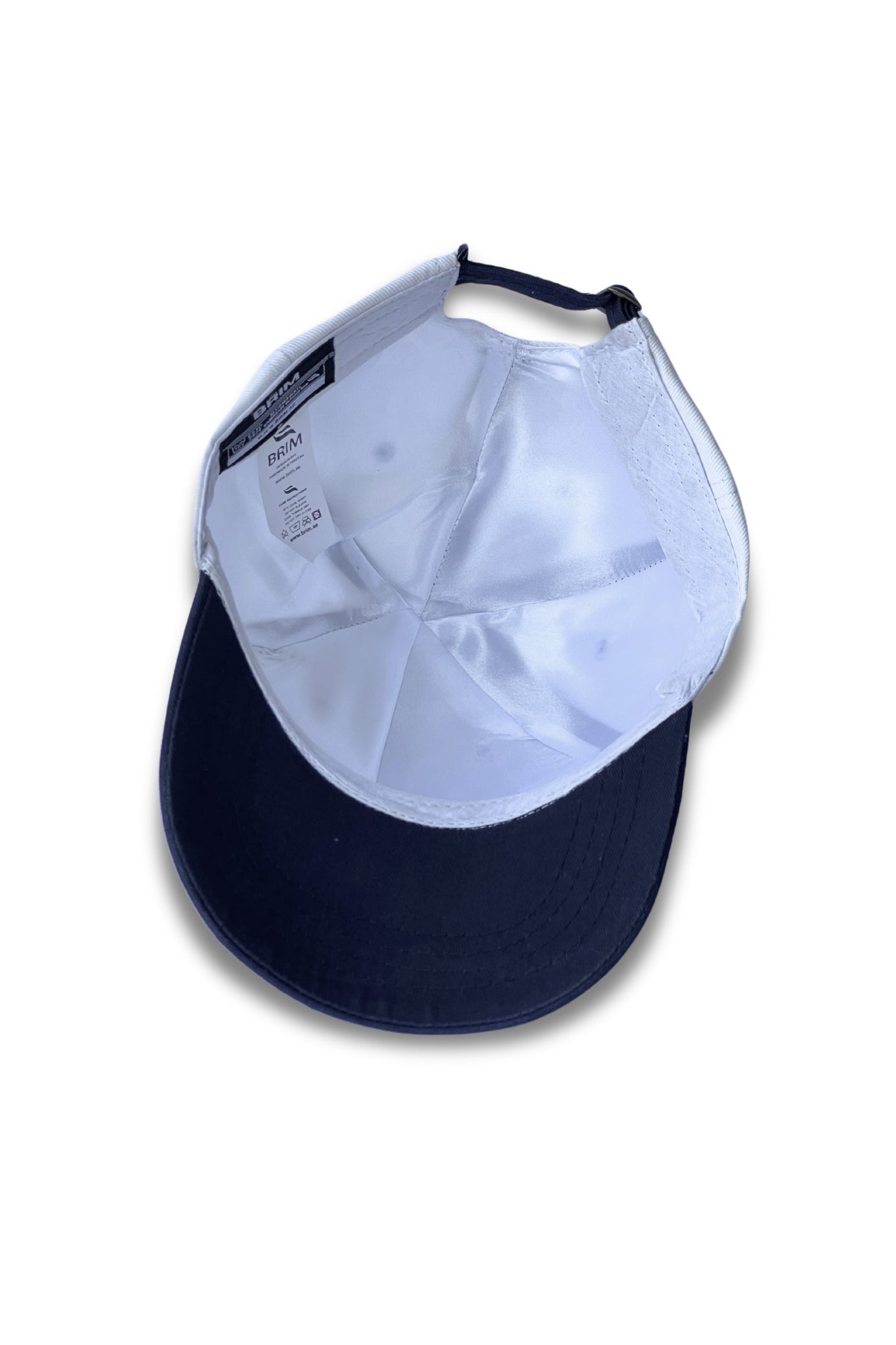 Navy Pearl White & Navy Baseball Cap