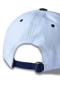 Navy Pearl White & Navy Baseball Cap